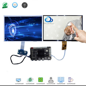 Módulo de pantalla LCD TFT de 10,1 pulgadas con interfaces Hd-mi/USB/LVDS, pantalla táctil de vista completa HD IPS de 10 "compatible con función multitáctil