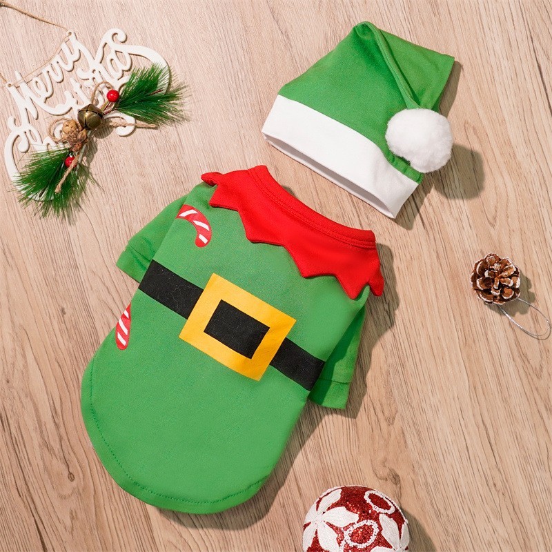 Ensemble de Noël vert