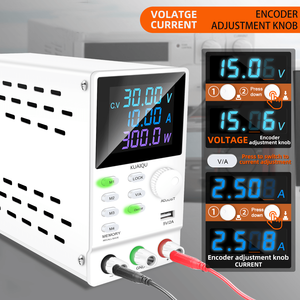 NICE-POWER SPPS3010D Display a LED a colori a cifre con alimentazione a corrente continua 30V 10A 300W con funzione di memoria manopola di precisione - Product Image 3