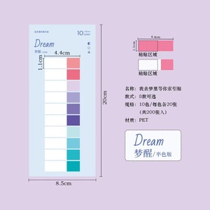 Note Self-adhesive <strong>Memo</strong> Sticky Notes for Page Marking and Highlighting 10 Colors - Product Image 5