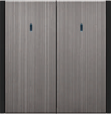 Interruttore a placca 2 vie 1 direzione con luce LED