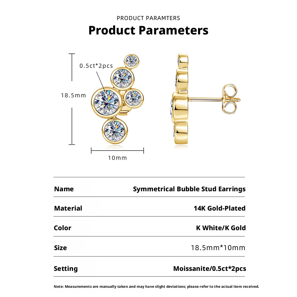 Moissanite+GRA Certificate-Gold