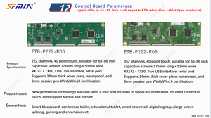 Industrial Customized 65 to 86 Inch Touch Screen 172 Channel <strong>Lcd</strong> <strong>Display</strong> Touch Solution, Capacitive Touch <strong>Control</strong> <strong>Board</strong> - Product Image 5