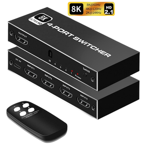 Conmutador HDMI 8K 60Hz 4K 120Hz 4x1 3x1 5x1 HDMI 2,1 Switch Converter 5 4 en 1 Out Hdmi2.1 Switcher Adapter para PS4 PS5 HDTV - Product Image 1