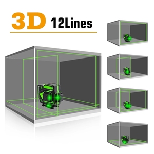 16ラインワイヤレスリモートグリーンレーザーレベル4d16ライングリーンセルフレベリングバッテリー付きセルフレベリング - Product Image 6