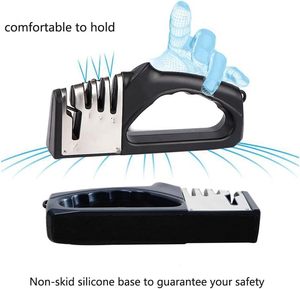 <span class=keywords><strong>Amazon</strong></span> Hotsale Cho Dao Nhà Bếp 4-Trong-1 Của Nhãn Hiệu Dao Cắt Kéo Mài - Product Image 4