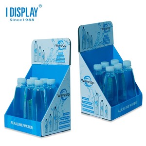 Gran oferta, botella de agua mineral personalizada, diseño OEM, tienda minorista, cartón corrugado, papel, botellas de agua, mostrador, cajas de exhibición - Product Image 3