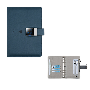 Bloqueo de contraseña personal para Notebook, número de contraseña, bloqueo de código, Banco de energía, diario de notebook con cargador inalámbrico y flash USB de 16g - Product Image 1