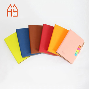Cuaderno de PU con notas adhesivas y bolígrafo, cuadernos de tamaño pequeño con tapa dura de color personalizables para la oficina escolar - Product Image 2