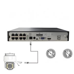 4 * 3mp poe אבטחה מצלמת מערכת לילה חזון דו-כיווני אודיו זווית רחבה <span class=keywords><strong>8</strong></span> ערוץ וידאו קלט מקורה nvr hdd אחסון נתונים ענן