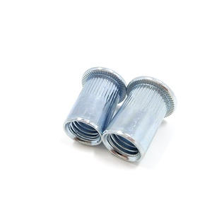 Tırtıklı çelik Insert kör perçin fındık ile çelik düz kafa yuvarlak vücut yüksek kalite - Product Image 3