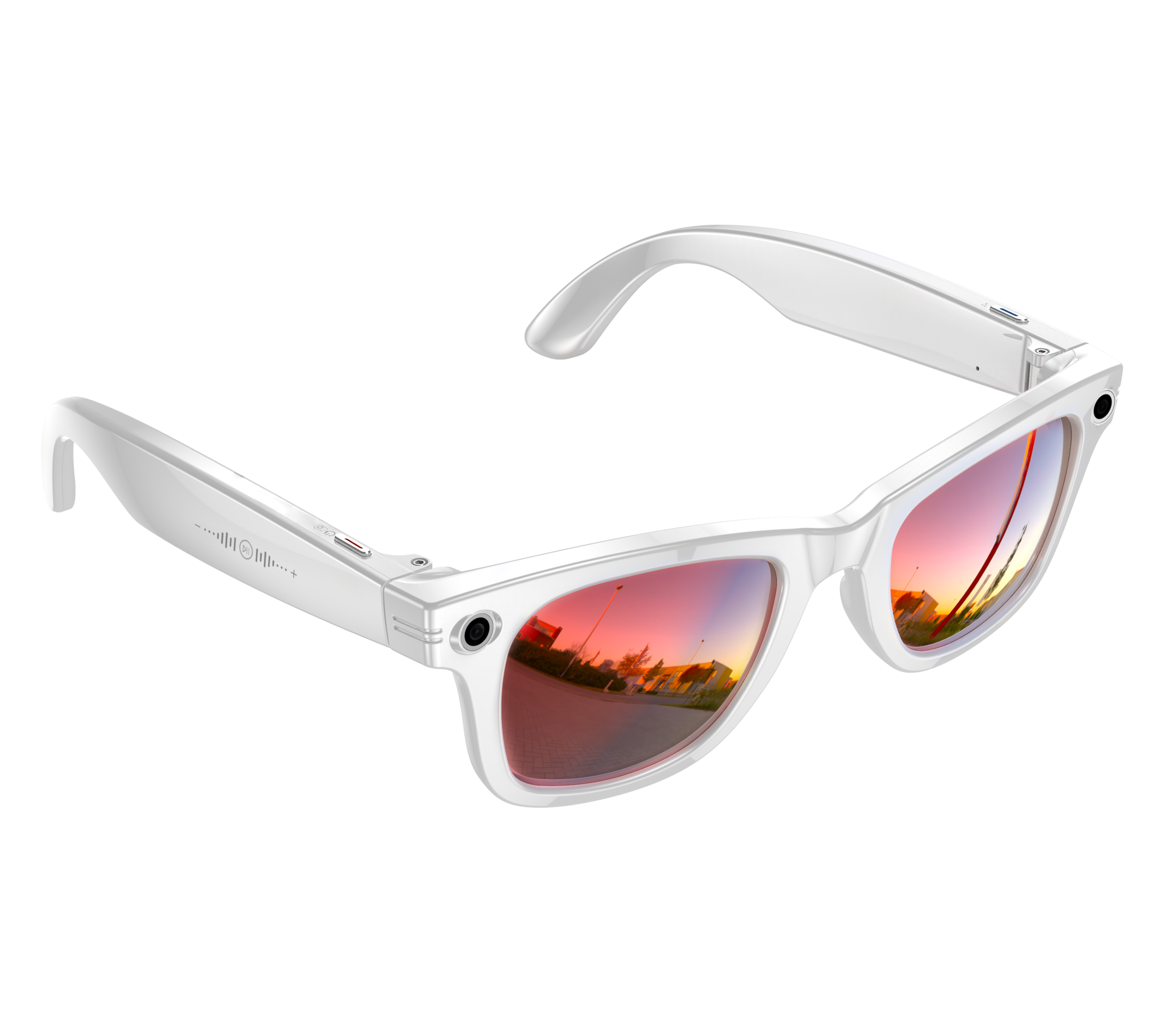 Lenti rivestite di rosso