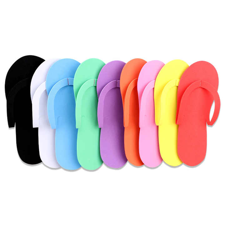 Factory Nail Supply Unisex Flip Flops Cheaper Wholesale Custom Pedicure Disposable Eva Slipper Wholesale