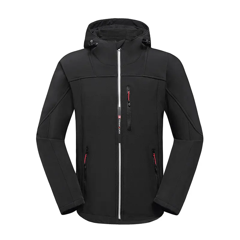 कस्टम लोगो ब्रांड आउटडोर पुरुषों की जैकेट उच्च गुणवत्ता मोटरसाइकिल Softshell जैकेट