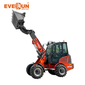 EVERUN ER11HT额定负载0.8吨液压铰接式微型机前端柴油小型紧凑型微型轮式装载机 - Product Image 5