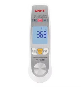 Termómetro de alimentos 2 en 1 A63, sonda plegable con sensor infrarrojo para equipos de prueba, combinado con una sonda práctica, 2 en 1 - Product Image 1