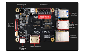 Материнская плата MKS PI Makerbase обновляет 3D-принтер до Klipper Поддержка HDMI сенсорный экран для Ender3 Voron SKR NANOVS Raspberry Pi - Product Image 3