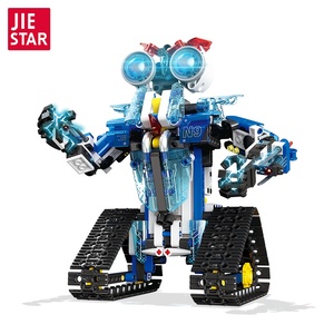 Pädagogische Programmierung für Kinder DIY-Bausteine JJJ9021 Zusammen gebauter fern gesteuerter Roboter Modell Toy Factory Großhandel - Product Image 5