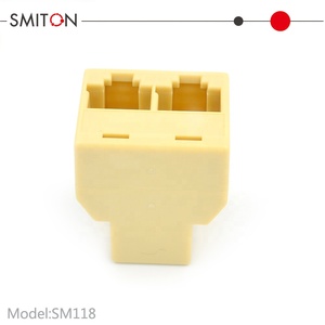 Conector de acoplador RJ45 8P8C personalizado, divisor Ethernet RJ45 con conexiones de cable paralelo - Product Image 4