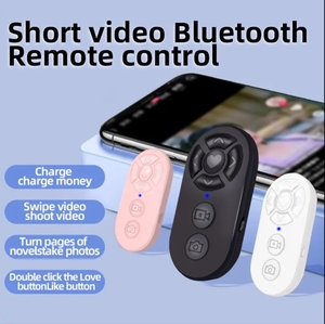 Bluetooth parmak telefon için şık ABS halka uzaktan kumanda Selfie zamanlayıcı USB şarj edilebilir sayfa Turner uzaktan kumanda - Product Image 3