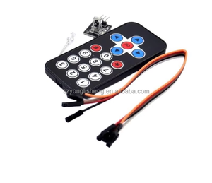 HX1838 Kits de módulo de control remoto inalámbrico infrarrojo negro HX1838 Kit de bricolaje HX1838 para Raspberry Pi Smart Electronics