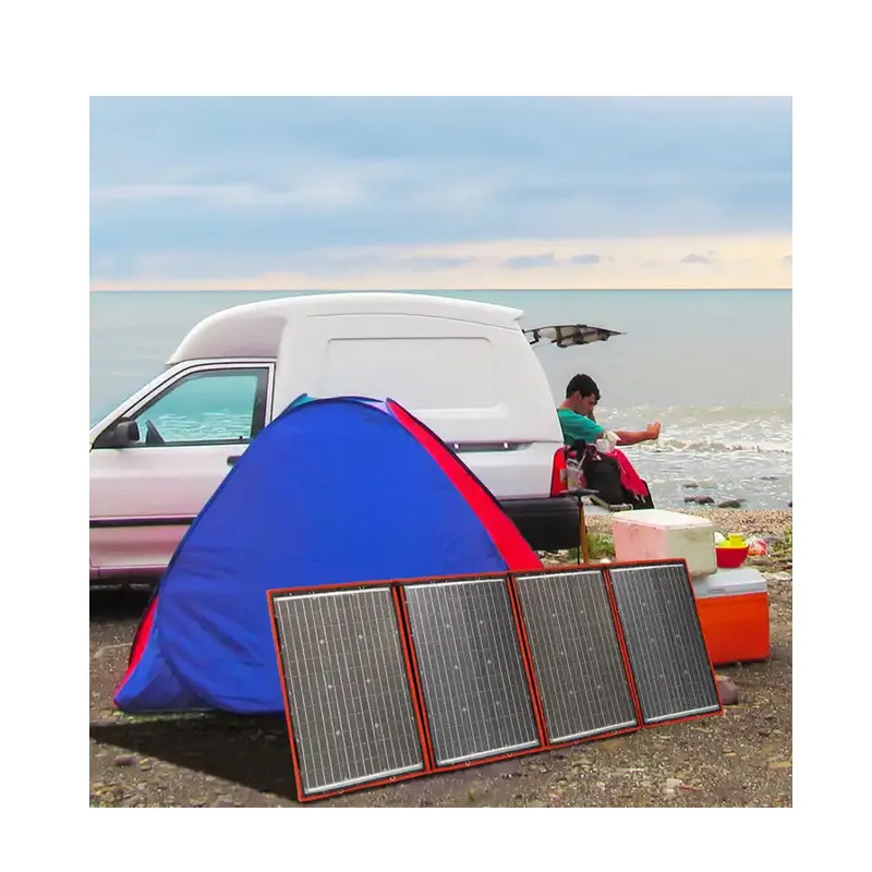 DOKIO 18 В 200 Вт, Гибкие портативные солнечные панели для кемпинга