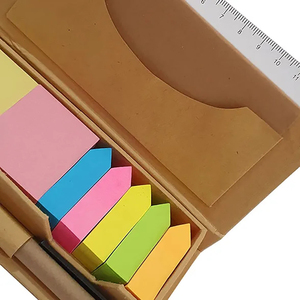 定制记事本便签带笔口袋规则文具套装学校用品记事本套装 - Product Image 4