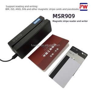 Programmabile MSR909 lettore di schede USB Writer IBM ISO ANSI DIN Standard magnetico carta Passbook lettore Mini traccia 2/3 - Product Image 3