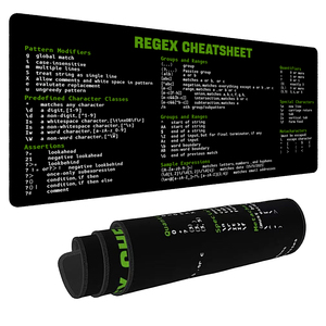 Alfombrilla de ratón para juegos grande extendida XL, borde cosido antideslizante, teclas de acceso directo de Excel REGEX, hoja de trucos, teclado de hoja de cálculo de oficina para PC - Product Image 1
