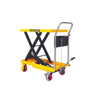 Load Elevator Manual Hydraulic Scissor Lift Table Mobile <strong>Loading</strong> Lift Table China Lift <strong>Platform</strong> - Product Image 1