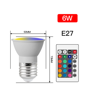 <strong>RGB</strong> GU10 MR16 GU5.3 E27 E14 <strong>LED</strong> Bulb Remote Color Changeable Smart <strong>LED</strong> <strong>RGB</strong> Bulb <strong>RGB</strong> GU10
