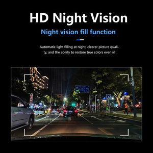 4英寸3镜头汽车黑匣子新车dvr仪表盘凸轮1080p 140度广角录像机倒车摄像头带停车传感器 - Product Image 3