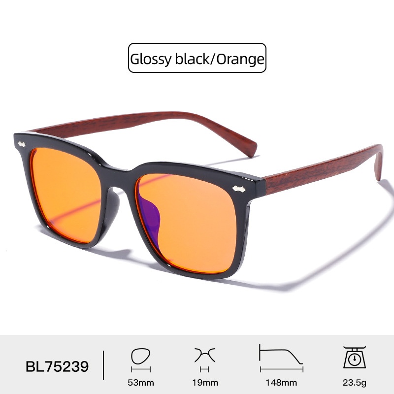 Glossy black/Orange