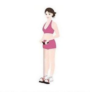 Elastic Chest Expander Sit Up Rope Pedal Exerciser - Product Image 5