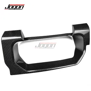 フォードF150 F-150ラプター2024 <span class=keywords><strong>2025</strong></span>用炭素繊維車インテリアセンターコンソールスピードメーターパネルカバーステッカートリムアクセサリー