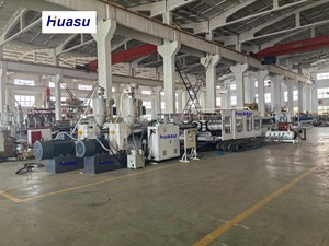 高速自动节能PE/PVC/PP带肋排水管制造机