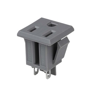 เต้าเสียบไฟฟ้า125V ได้รับการรับรองจาก US PSE 15A เต้ารับติดแบบสแน็ปอิน3ช่องพร้อมปลั๊กมาตรฐานดีไซน์การติดตั้งอย่างสะดวก - Product Image 2