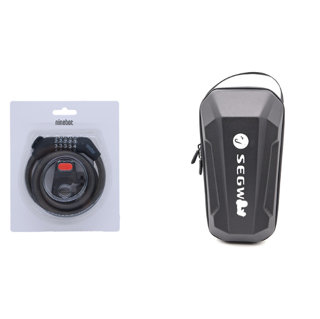 Sac de fixation avant noir pour voiture + cadenas à code