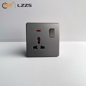 V12系列墙壁开关耐用13A 250伏弧形设计卓越哑光皮肤触感触摸面板卓越曲线10A室内