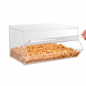 Tùy Chỉnh Acrylic Kẹo Dispenser Hiển Thị Thùng Số Lượng Lớn Thực Phẩm Lưu Trữ Container Cho Kẹo Cửa Hàng Tự Chọn Và Siêu Thị Truy Cập Sử Dụng - Product Image 6