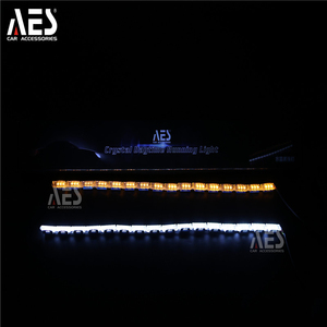 AES16PCSチップLEDDRL12VホワイトアンバーシーケンシャルLEDストリップデイタイムランニングライトAudiカーライト用LEDターンシグナル - Product Image 5
