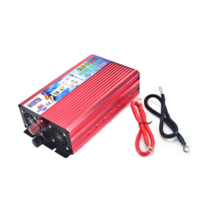 Yeni modifiye sinüs dalga invertör 12v 220v 1600w araç invertörü
