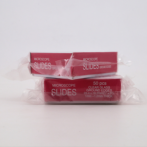 Uso de laboratorio 7101 7105 Borde pulido Liso Esmerilado 72 piezas 50 piezas Caja de embalaje Portaobjetos de microscopio - Product Image 6