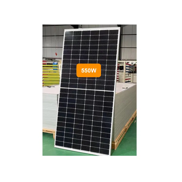Hot Sale 550 Watts Solares Paneles Mono Cells Solar Photovoltaic Panels 545W 550W 555W