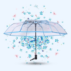 C形透明双层倒伞汽车防水直伞户外手柄倒伞W24-128 - Product Image 6
