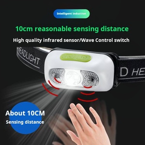 Xinsite Đèn pha <span class=keywords><strong>mini</strong></span> cảm biến <span class=keywords><strong>LED</strong></span> di động B6 Pin tích hợp sạc được IP65 chống nước cho cắm trại ngoài trời câu cá lặn - Product Image 2
