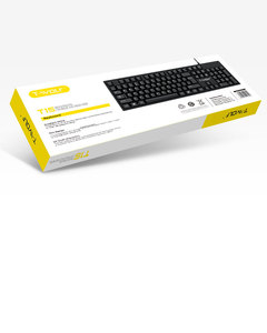 Fábrica OEM teclado USB con cable Oficina hogar punto 104 teclado al por mayor - Product Image 1