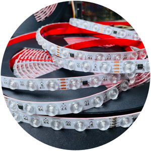 48leds digitale Programmierung DC24V RGBIC Magic Color Wasserdichter Smart Led Strip mit optischer Linse 170 Grad für Aluminium profil - Product Image 1