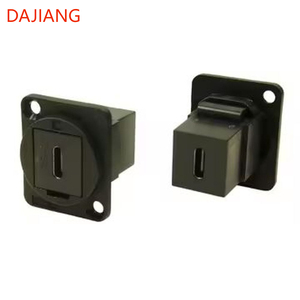DAJIANG OEM personalizado USB 3,1 tipo C montaje en Panel acoplador Jack USB C hembra a hembra CSK agujeros DC Salida teléfono móvil Jack - Product Image 1