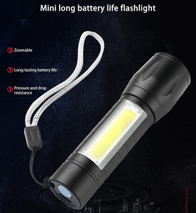 Taşınabilir şarj edilebilir Zoom Led el feneri Xpe flaş ışıklı fener fener 3 aydınlatma modları kamp işık Mini Led el feneri - Product Image 3